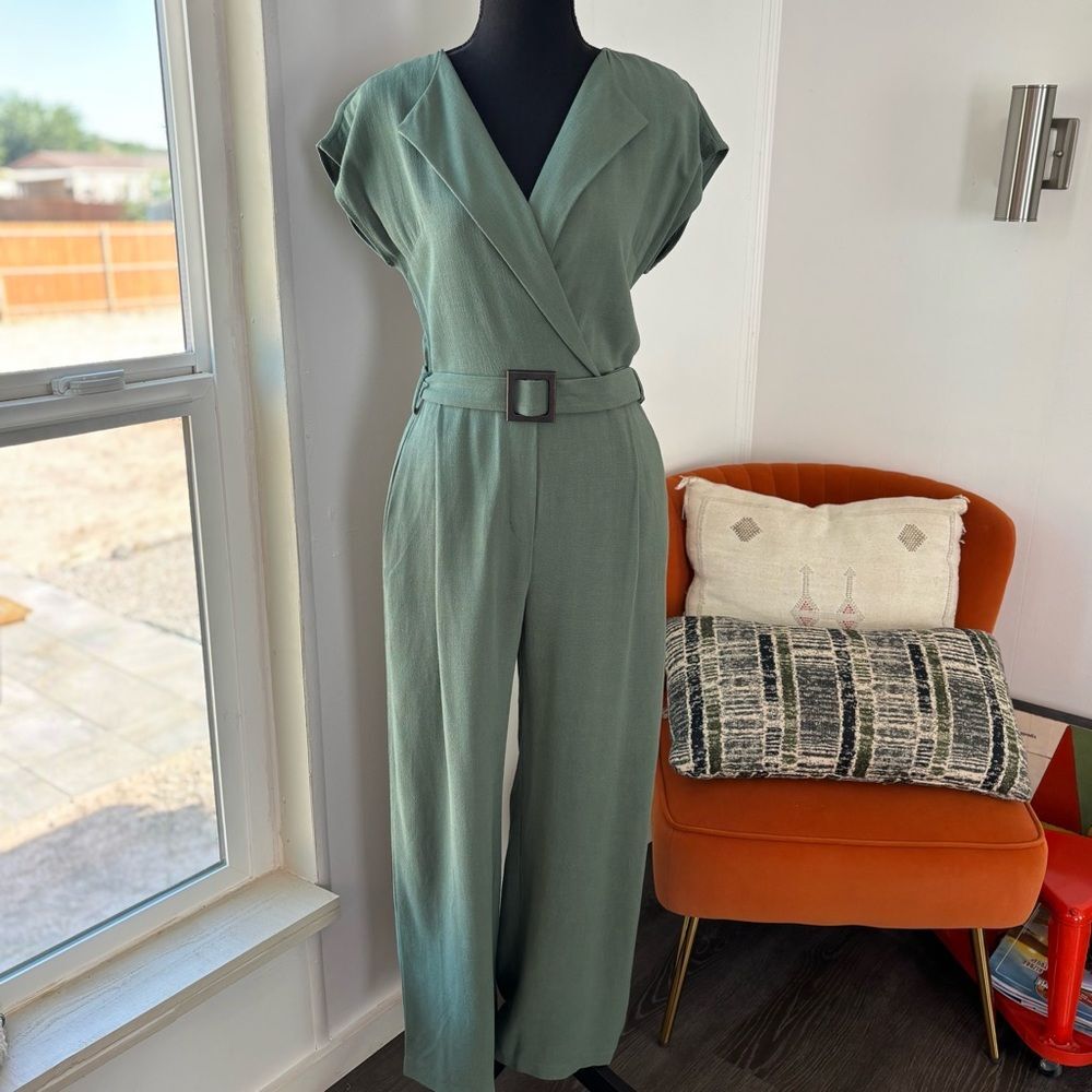 Monteau Los Angeles Romper Linen XS Sage